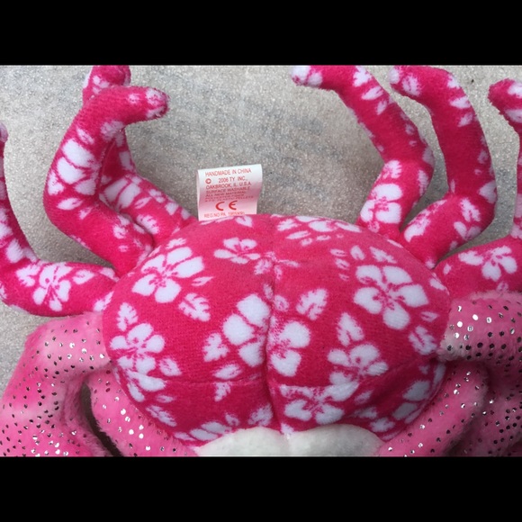 Ty Beanie Baby Sunburst the Crab with Tag - Picture 3 of 5